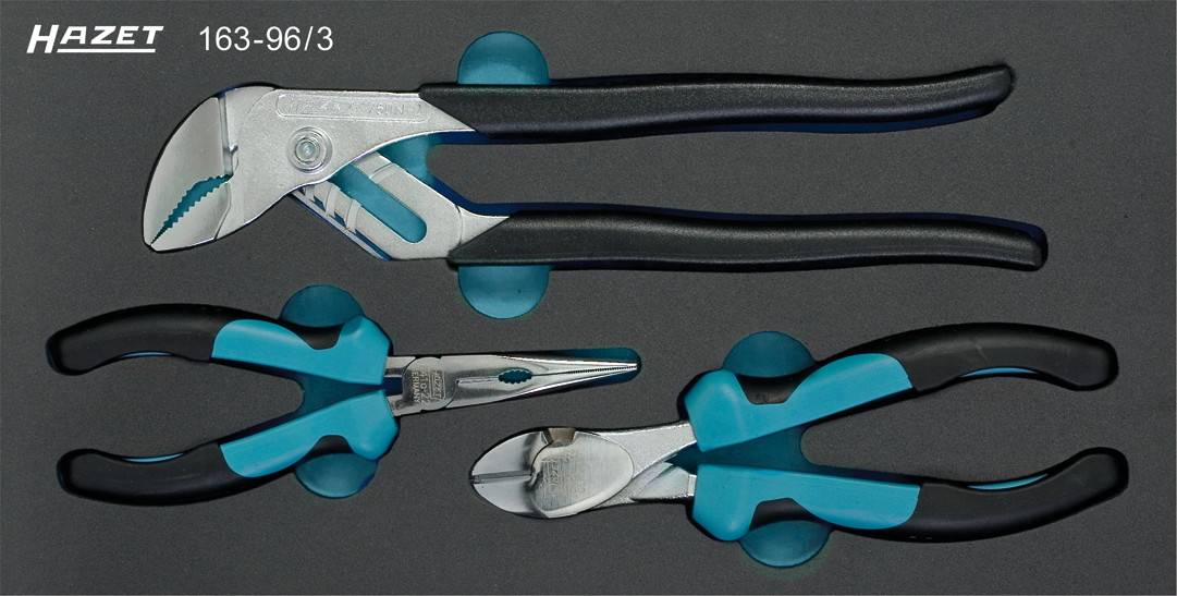 Hazet 163-96/3 Werkstatt Zangen-Set 3teilig