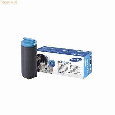 Original Samsung CLP-C350A/ELS Toner Cyan 2000 Seiten-2
