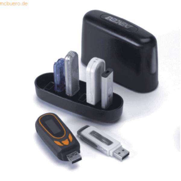 EXPONENT 6er USB-Stick-Box schwarz, 1 St. 47002