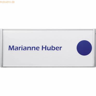 Türschild Silver 180x72mm 1 Profil-0
