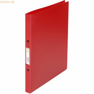 Ringbuch A4 2 Ringe 16mm rot-0