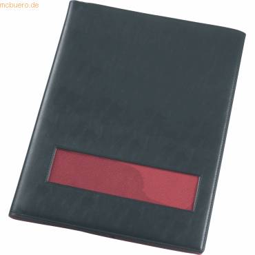Sichtbuch FullView A4 EcoStyle 20 Hüllen schwarz/granatapfel