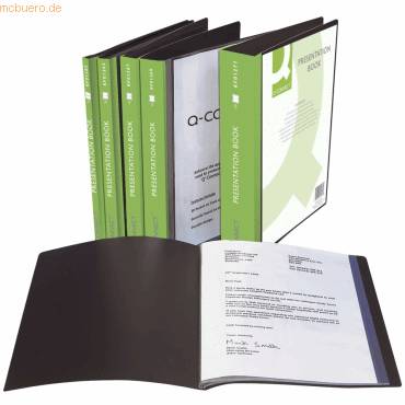 Sichtbuch Panorama A4 60 Hüllen schwarz-0