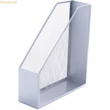 Stehsammler A4 Metall silber-0