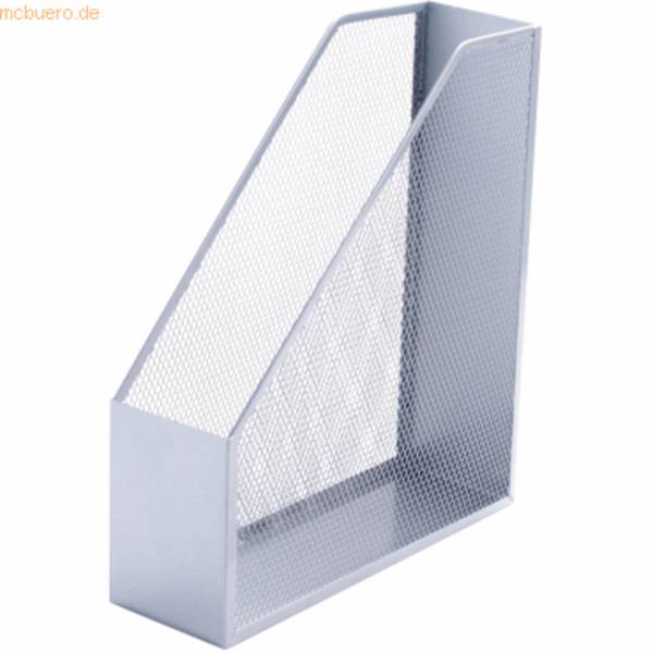 Stehsammler A4 Metall silber