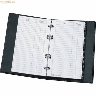 Telefonringbuch Exquisit 145x225mm schwarz-1