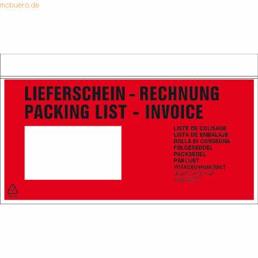 Begleitpapiertasche DL Lieferschein/Rechnung u. Packliste-0