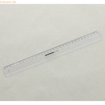 Lineal 30cm Kunststoff transparent
