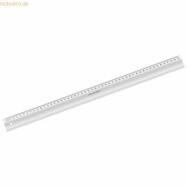 Schullineal 50cm weiß transparent-0