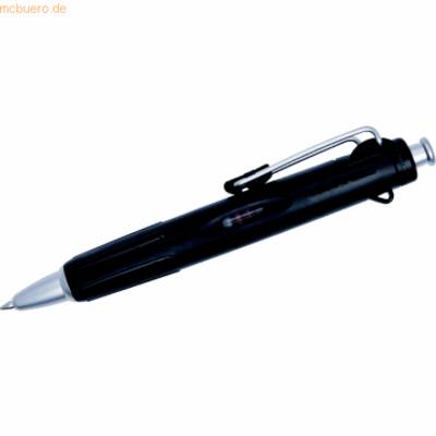 Tombow Druckkugelschreiber "AirPress Pen", schwarz/silber
