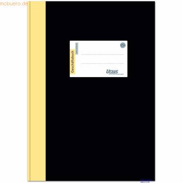Geschäftsbuch A4 192 Blatt 80g/qm kariert schwarz-0