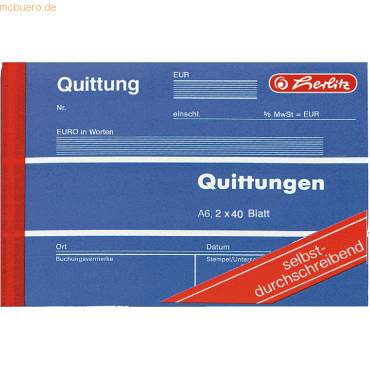 Herlitz 886622, 80 Blätter, A6, Weiß-0