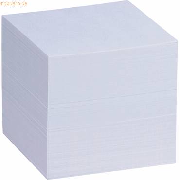 Zettelbox Ersatzeinlagen 90x90x90mm weiß-0