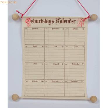 Geburtstags-Kalender Maße (BxH): 230x300mm-0