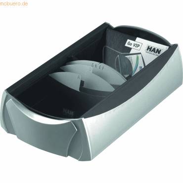 Visitenkartenbox Vip silber-1