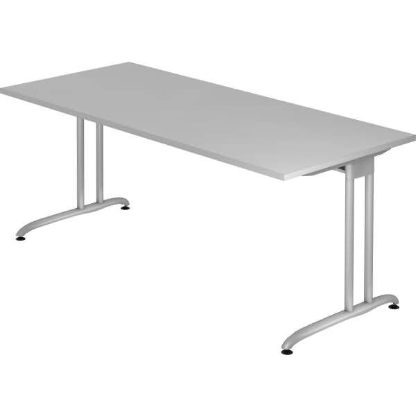 Schreibtisch 1800x800mm Grau-0