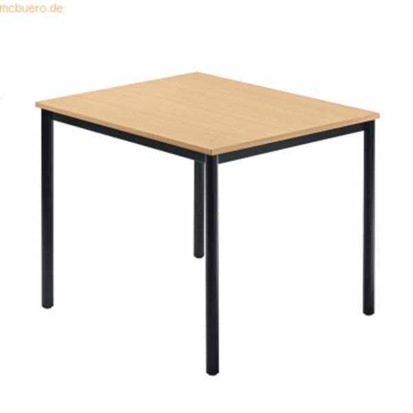 Hammerbacher Konferenztisch Premium, Quadratrohr, BxT 800 x 800 mm