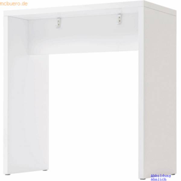 Stehtisch 104x50x108,3cm weiß