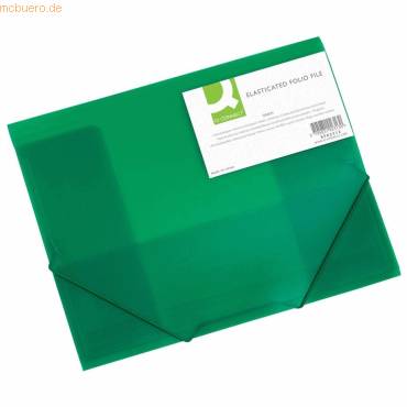 Eckspanner A4 PP mit Einschlagklappen grün-0