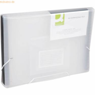 Fächermappe A4 PP mit 13 Fächern transparent