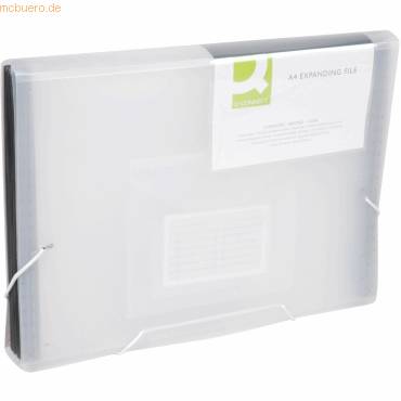 Fächermappe A4 PP mit 13 Fächern transparent-0