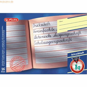 Schreiblernheft A5 Lineatur 1q-0