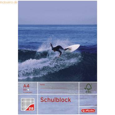 Schulblock A4 Lineatur 28-0