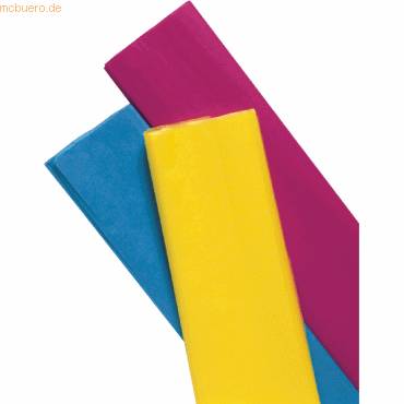 Seidenpapier 50x75cm zitronengelb VE=10 Bogen-0