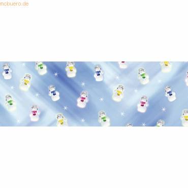 Transparentpapier 115g/qm A4 VE=5 Blatt Wintermärchen Schneemänner-0