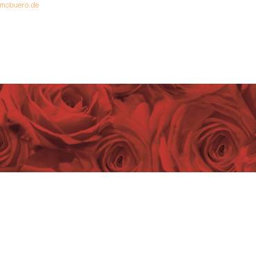 Transparentpapier 115g/qm A4 VE=5 Blatt Rosen rot-0