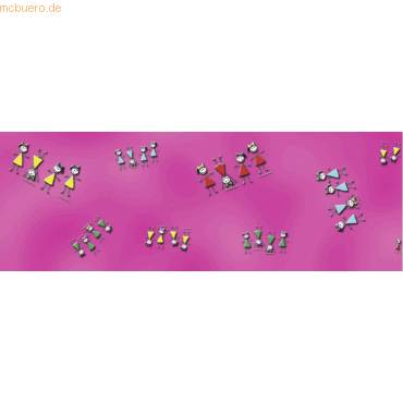 Transparentpapier Rolle 115g/qm 50x61cm Comic Girlies-0