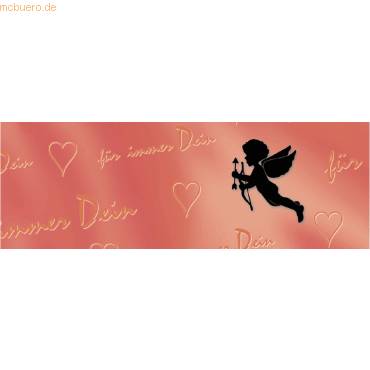 Transparentpapier 115g/qm A4 VE=5 Blatt Amore Für immer dein