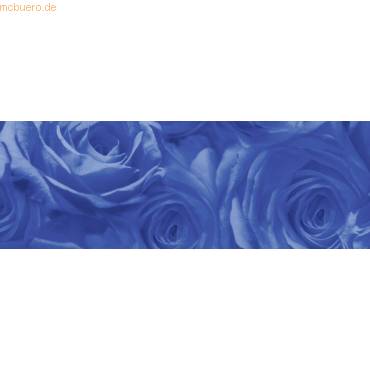 Transparentpapier 115g/qm 50x61cm Rosen dunkelblau-0