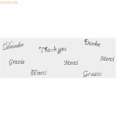 Transparentpapier Silver style 115g/qm A4 VE=25 Blatt Danke-0