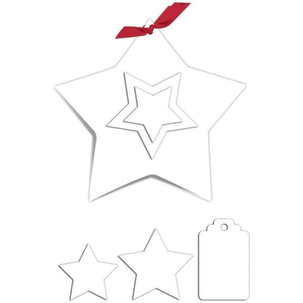 Adventskalender-Set Geschenkboxen blanko Stella 14,5x14,5x4,5cm-1