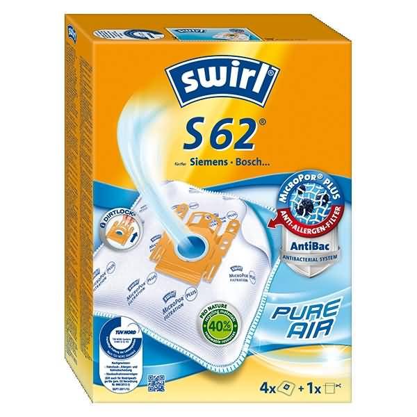 Staubsaugerbeutel S 62 mit MicroporPlus-Filter VE=4 Stück-0