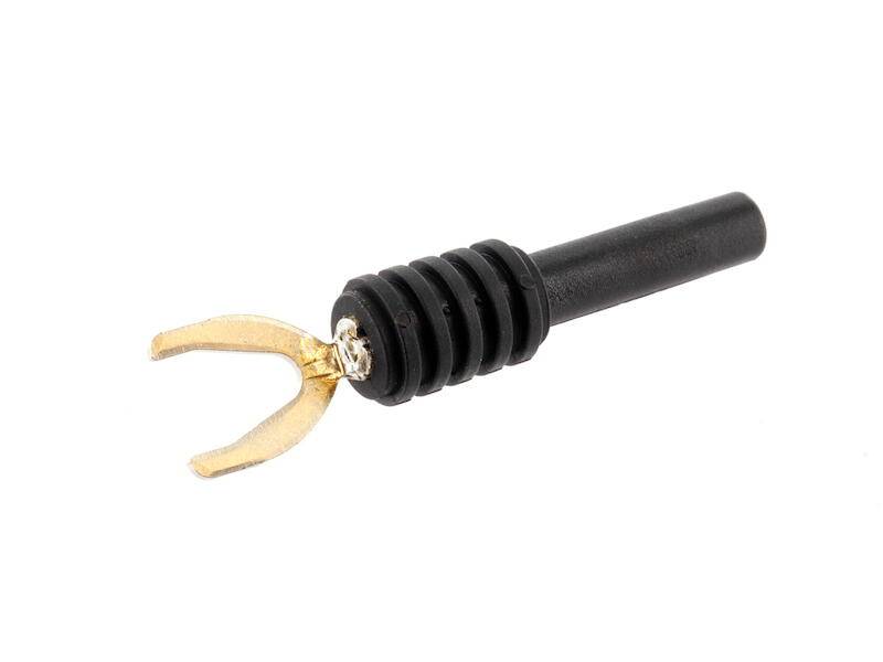 Stäubli XKS-A Kabelschuh-Adapter 4 mm schwarz-0