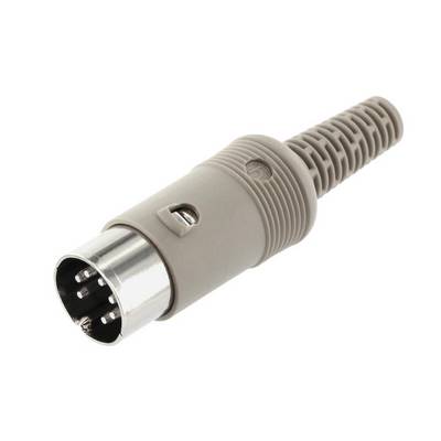 Hirschmann 930 356-517-1 DIN-Rundsteckverbinder Stecker, gerade Polzahl: 7 Grau 1 St.-0