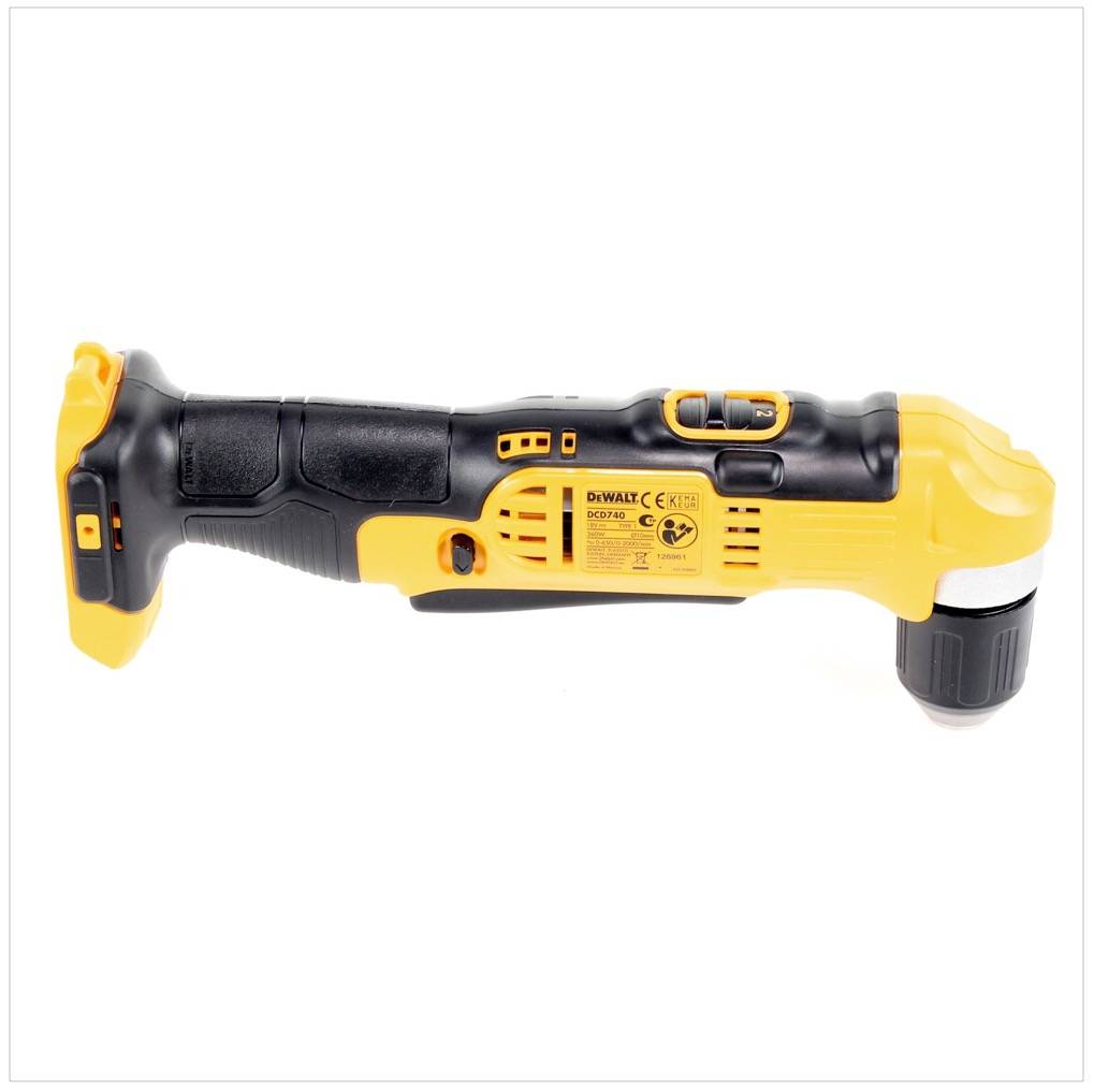 Dewalt DCD 740 N 18 V Li-Ion Winkelbohrmaschine Solo Gerät ohne Zubehör-4