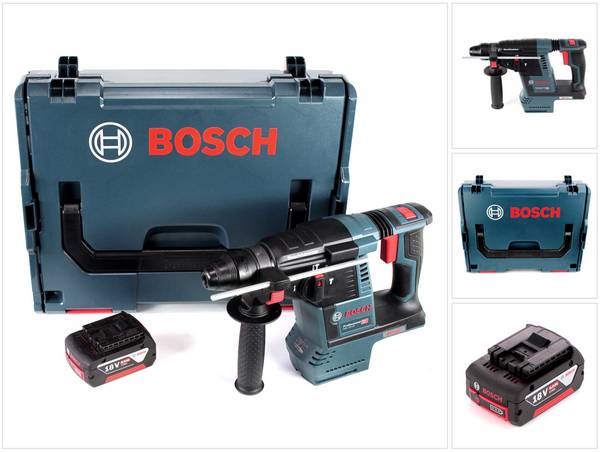 Bosch GBH 18V-26 Akku Bohrhammer 18V 2,6J brushless SDS-Plus + 1x Akku 5,0 Ah + L-Boxx - ohne Ladegerät
