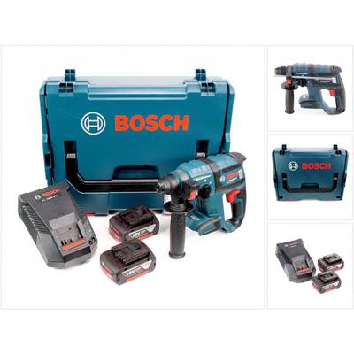 Bosch GBH 18 V-EC brushless Bohrhammer Professional SDS-Plus in L-Boxx mit 2 x GBA 4 Ah Akku und AL 1860 Ladegerät