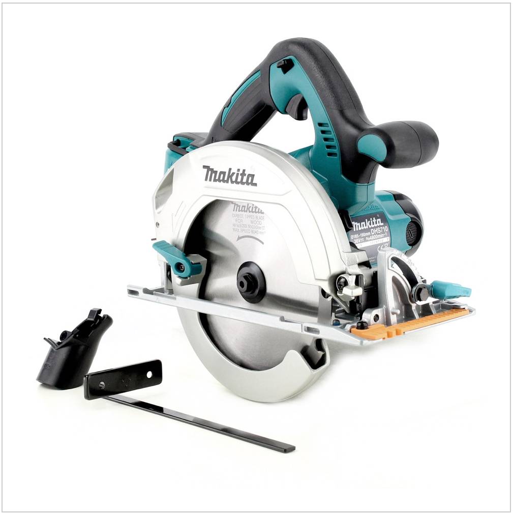 Makita DHS 710 ZJ Akku Handkreissäge 36V (2x 18V) 190 mm Solo + Makpac - ohne Akku, ohne Ladegerät-1