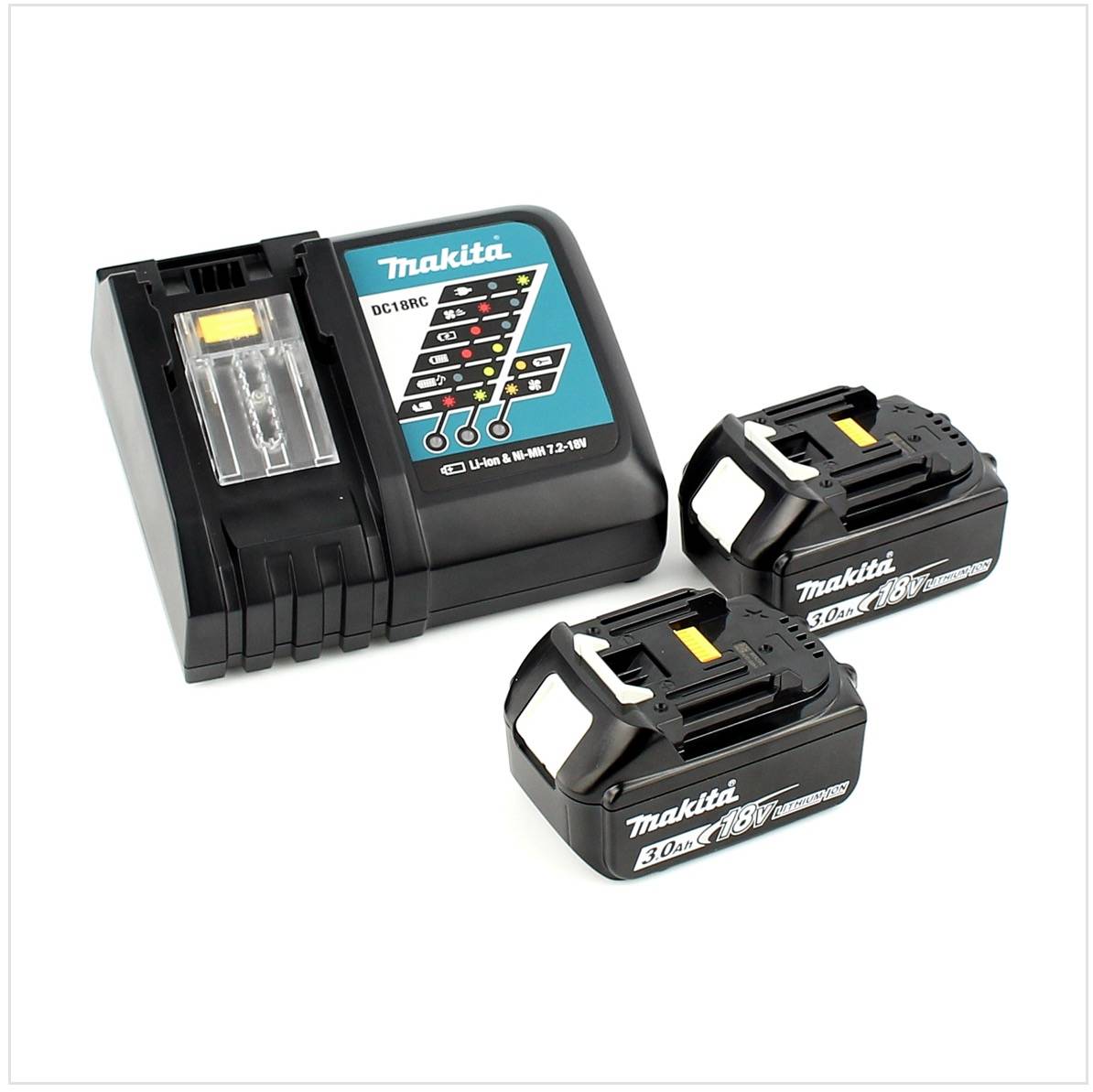Makita DDF 484 RFJ Akku Bohrschrauber brushless 18V 54Nm + 2x Akkus 3,0Ah + Ladegerät im Makpac-2