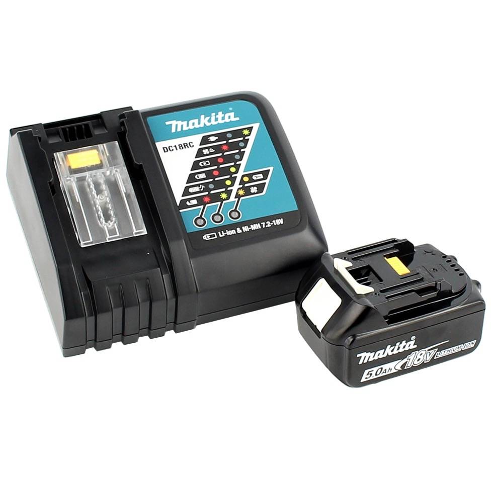 Makita DFS 250 RT1J Akku Trockenbauschrauber 18 V Brushless + 1x Akku 5,0 Ah + Ladegerät + Makpac-4