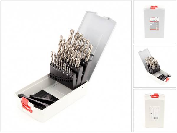 Bosch Pro Box Metallbohrer Set HSS-G 25 tlg. 1 - 13 mm ( 2608587017 )