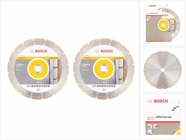 Bosch PRO Multi Material Diamant Trennscheibe 230 x 22,23 mm 2 Stk. ( 2x 2608615065 )