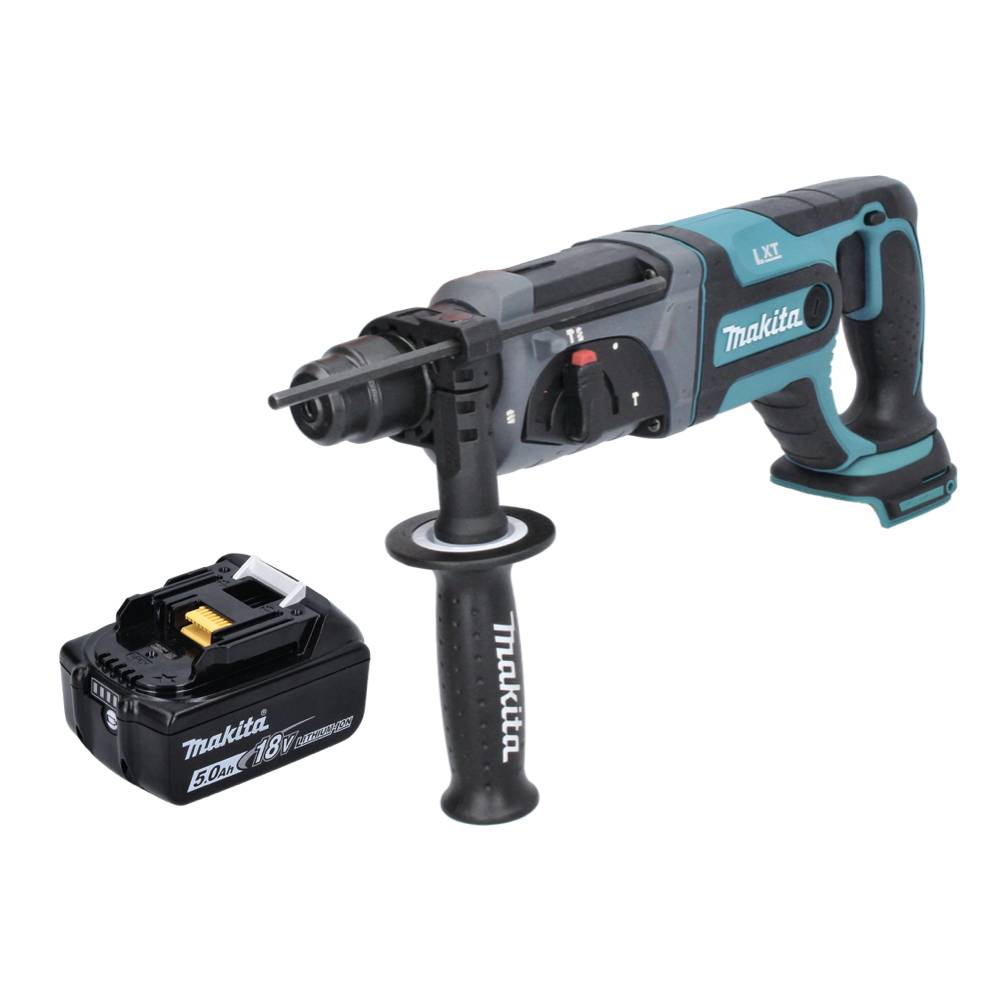 Makita DHR 241 T1 Akku Bohrhammer 18 V 2,0 J SDS plus + 1x Akku 5,0 Ah - ohne Ladegerät-1
