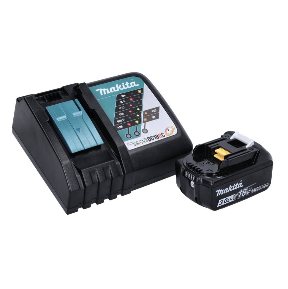 Makita BHR 202 Akku Kombihammer 18V 2,0J SDS Plus in Koffer - 3Ah Akku, Ladegerät-2