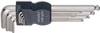 Hazet 2105ALG/10H Innen-Sechskant Winkelschraubendreher-Set 0.05 Zoll, 1/16 Zoll, 5/64 Zoll, 3/32 Zoll, 1/8 Zoll, 5/32 Zoll, 3/16 Zoll, 7/32 Zoll, 1/4 Zoll, 5/16 Zoll 10teilig