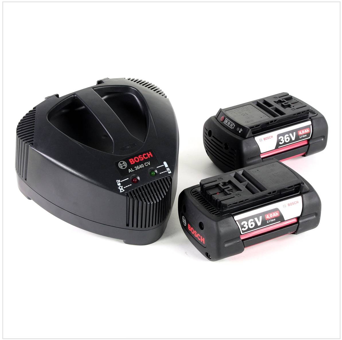 Bosch GBH 36 VF-LI Plus Akku Bohrhammer 36V SDS Plus + Wechselbohrfutter + Handwerkerkoffer + 2x 4,0 Ah-4